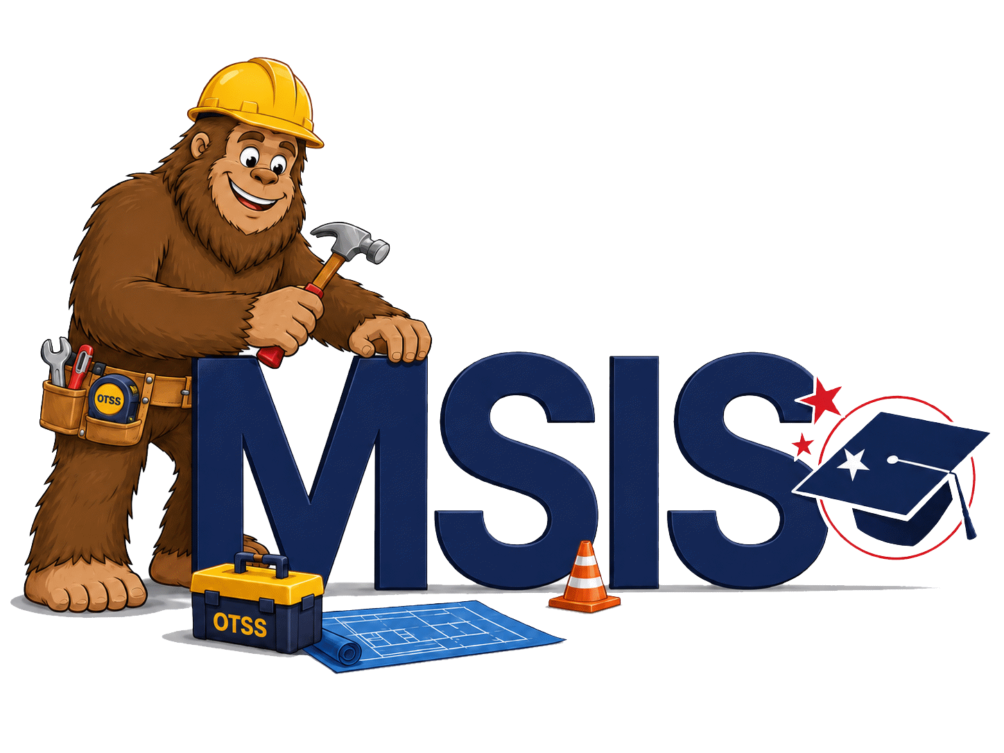 Mississippi Student Information System under maintenance with logo and construction illustration